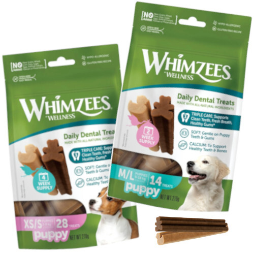 Whimzees Puppy Daily Dental Treats Value Bag