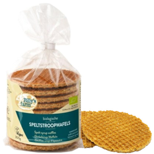 Billys Farm Spelt Syrup Waffles 300g