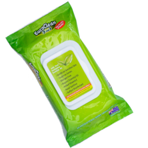 EucoClean 2-in-1 Wipes 60pack