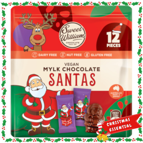 Sweet William Chocolate Santas 155g