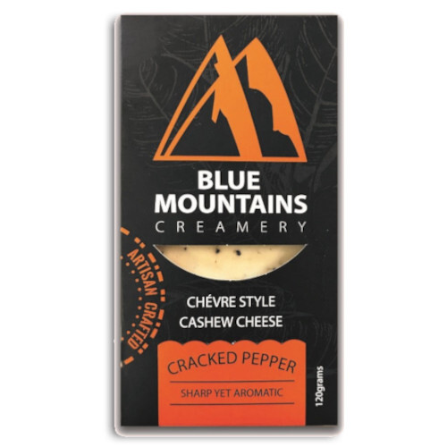 Blue Mountains Cracked Pepper Cashew Cheese 120g