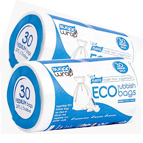 SugarWrap ECO Medium Rubbish Bags 25pk