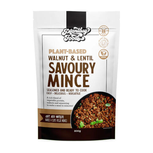 Plantasy Foods Savoury Walnut and Lentil Mince 160g