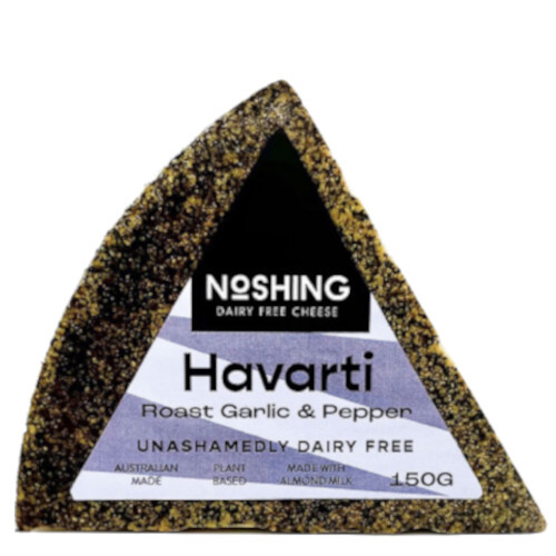 Noshing Roast Garlic Black Pepper Havarti 150g