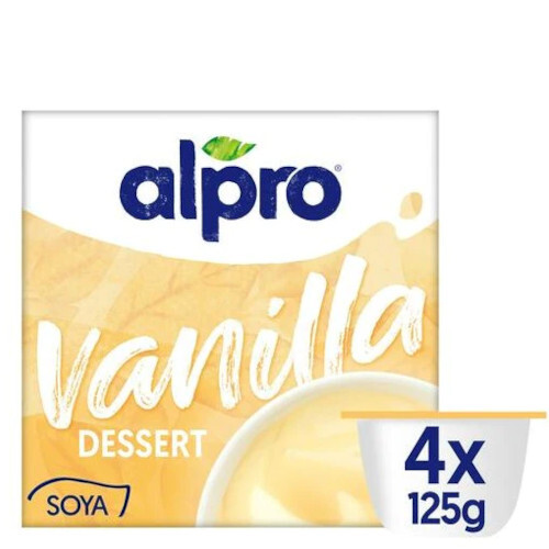 Alpro Heavenly Velvet Vanilla Dessert 4pack