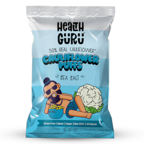 Health Guru Sea Salt Cauliflower Puffs 56g