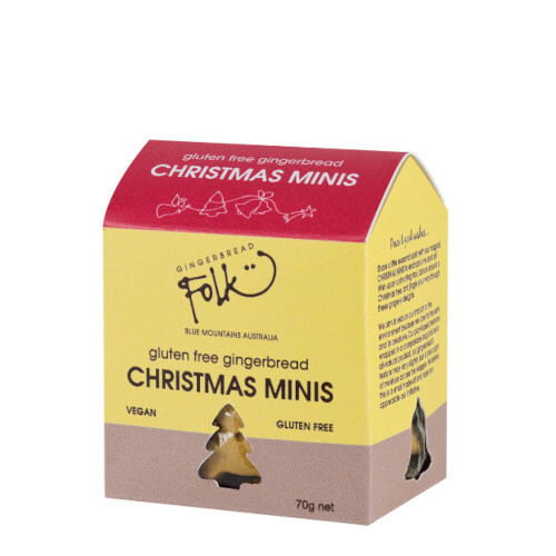 Gingerbread Folk Christmas Minis GLUTEN FREE 70g