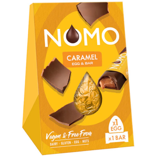 Nomo Caramel Easter Egg & Bar 148g