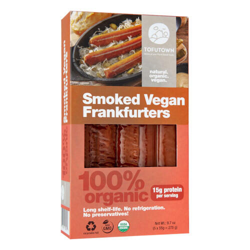 Tofutown Smoked Vegan Frankfurters 275g