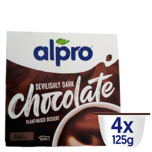 Alpro Devilishly Dark Chocolate Dessert 4pack