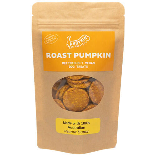 Larrykin Dog Treats Roast Pumpkin 125g