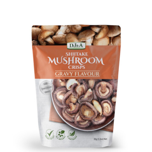 DJ&A Gravy flavoured Shiitake Mushroom Crisps 30g