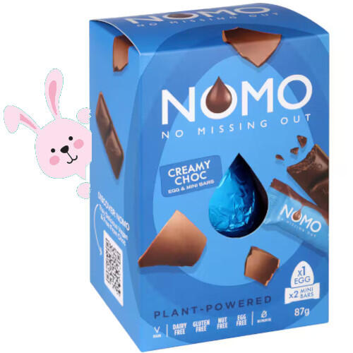 Nomo Creamy Choc Easter Egg and Mini Bars 87g