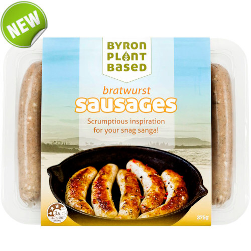 Byron Plant Based Bratwurst Sausages 375g