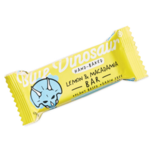 Blue Dinosaur Lemon Macadamia Bar 45g