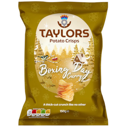 Taylors Potato Crisps Boxing Day Curry 150g