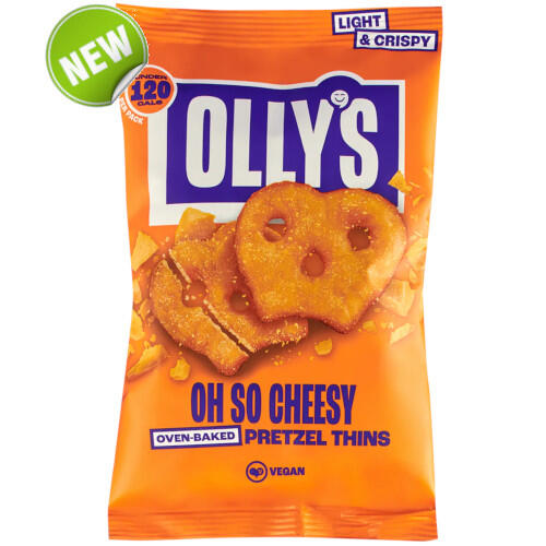 Ollys Oh So Cheesy Pretzel Thins 140g