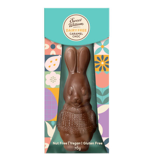 Sweet William Choc Caramel Easter Bunny 70g