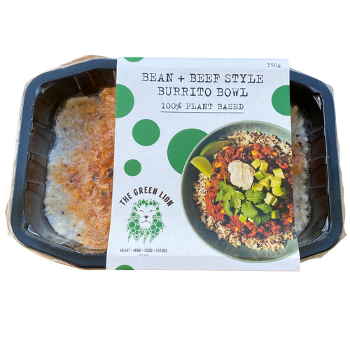 The Green Lion Bean and Beef Style Burrito Bowl 350g